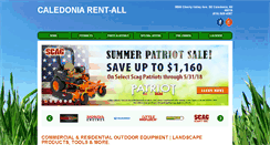 Desktop Screenshot of caledoniarentall.com